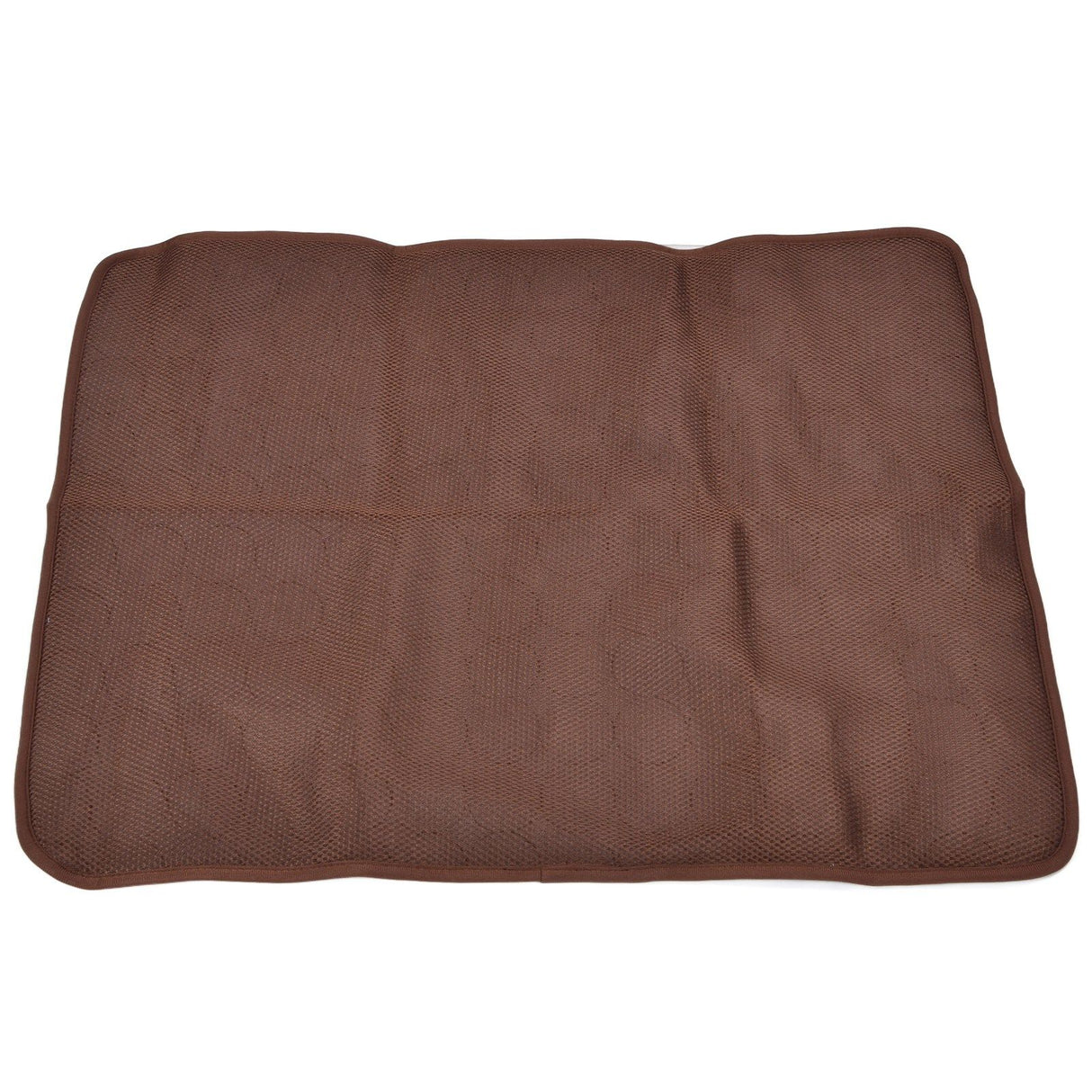 Pet Cooling Mat Breathable Soft Summer Dog Cat Sleeping Pad for Kennel Sofa Bed FloorBrown XL