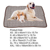 Pet Cooling Mat Breathable Soft Summer Dog Cat Sleeping Pad for Kennel Sofa Bed FloorBrown XL