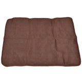 Pet Cooling Mat Breathable Soft Summer Dog Cat Sleeping Pad for Kennel Sofa Bed FloorBrown XXL