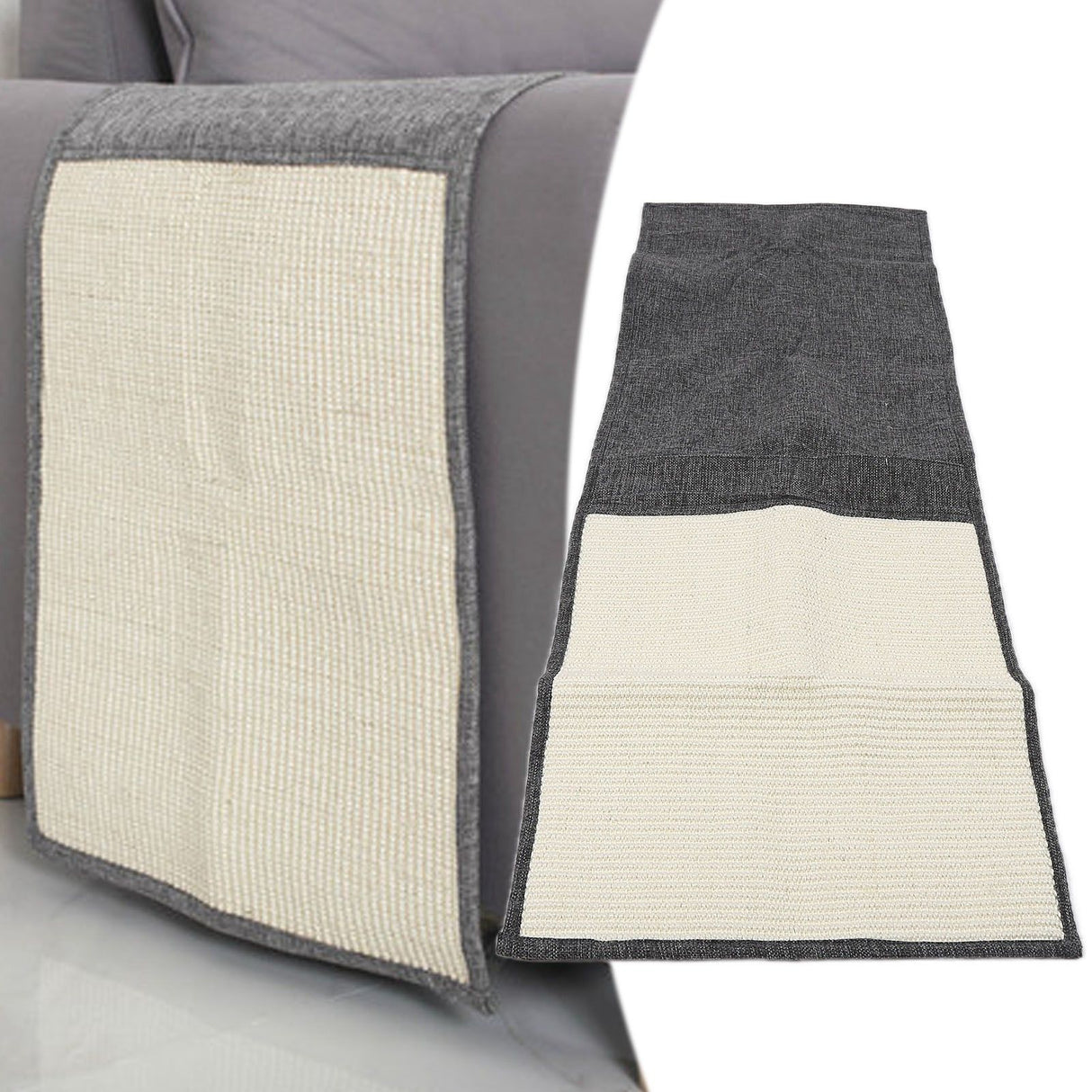 Cat Scratch Pad Fabric Sofa Wooden Door Protective Cover Pad Cat Claw Mark Claw Sharpener Pet SuppliesBasic Model (45*128cm)