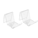 Headphone Bracket Wall Mounted Headset Hanger Acrylic Game Controller Bracket for Home Office - Close-Up Angle