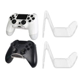 Headphone Bracket Wall Mounted Headset Hanger Acrylic Game Controller Bracket for Home Office - Extra Image