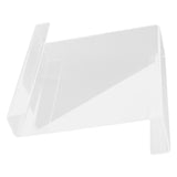 Treadmill Book Hanger Universal Acrylic Book Reading Stand Tablet Magazine Holder Transparent - Close-Up Angle