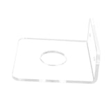 Wall Mounted Acrylic Display Stand Holder Light Sword Vertical Rack for Home Decoration - Side View