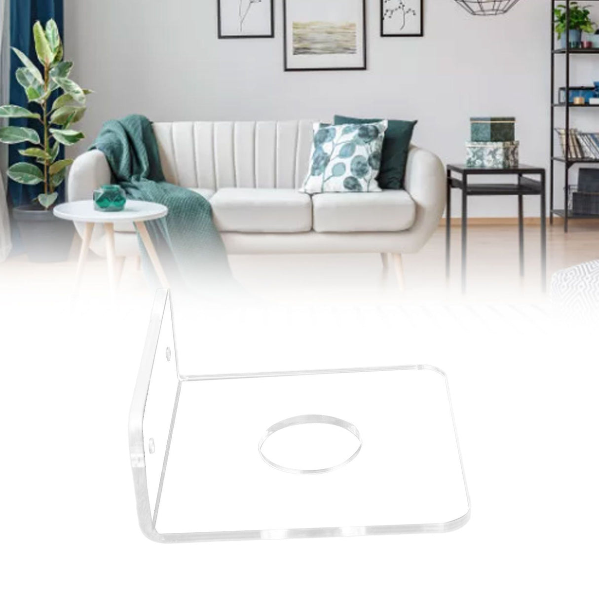 Wall Mounted Acrylic Display Stand Holder Light Sword Vertical Rack for Home Decoration