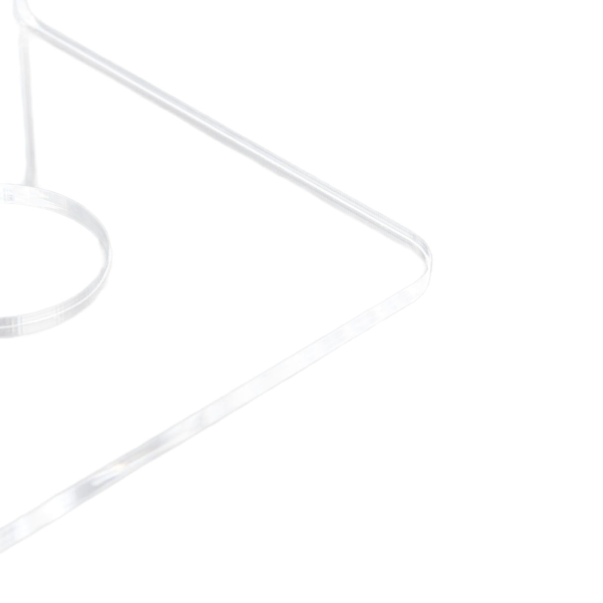 Wall Mounted Acrylic Display Stand Holder Light Sword Vertical Rack for Home Decoration