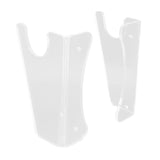 Universal Wall Mounted Bracket Transparent Acrylic Display Rack Stand Horizontal Wall Rack for Light Sword - Top-Down View