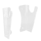 Universal Wall Mounted Bracket Transparent Acrylic Display Rack Stand Horizontal Wall Rack for Light Sword - Close-Up Angle