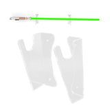 Universal Wall Mounted Bracket Transparent Acrylic Display Rack Stand Horizontal Wall Rack for Light Sword - Extra Image