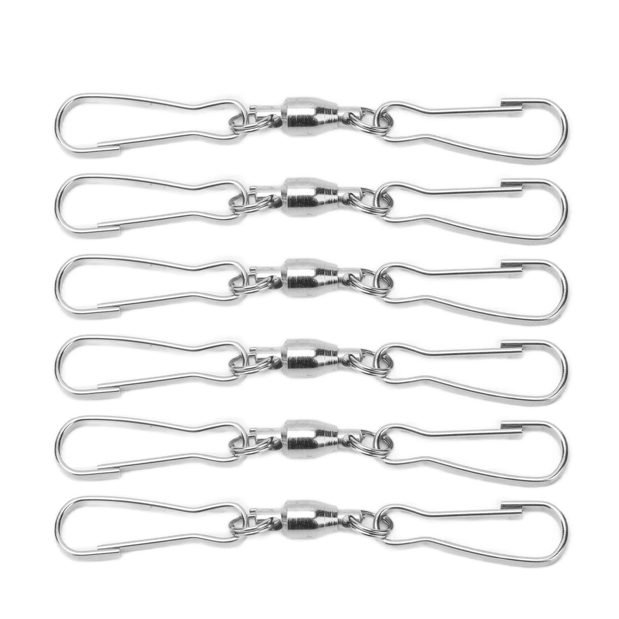 10pcs Hanging Hook Stainless Steel 360° Rotating Hook for Bird Feeder Wind Chimes7cm