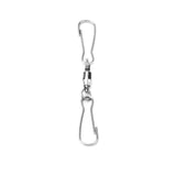 10pcs Hanging Hook Stainless Steel 360° Rotating Hook for Bird Feeder Wind Chimes7cm