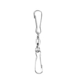 10pcs Hanging Hook Stainless Steel 360° Rotating Hook for Bird Feeder Wind Chimes7cm