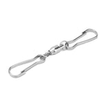 10pcs Hanging Hook Stainless Steel 360° Rotating Hook for Bird Feeder Wind Chimes7cm