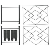 Multi Layer Pot Rack Free Standing Pan Organizer Holder Shelf Electric Cooker Cookware Rack for Kitchen2 Layer