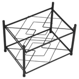 Multi Layer Pot Rack Free Standing Pan Organizer Holder Shelf Electric Cooker Cookware Rack for Kitchen2 Layer - Front View