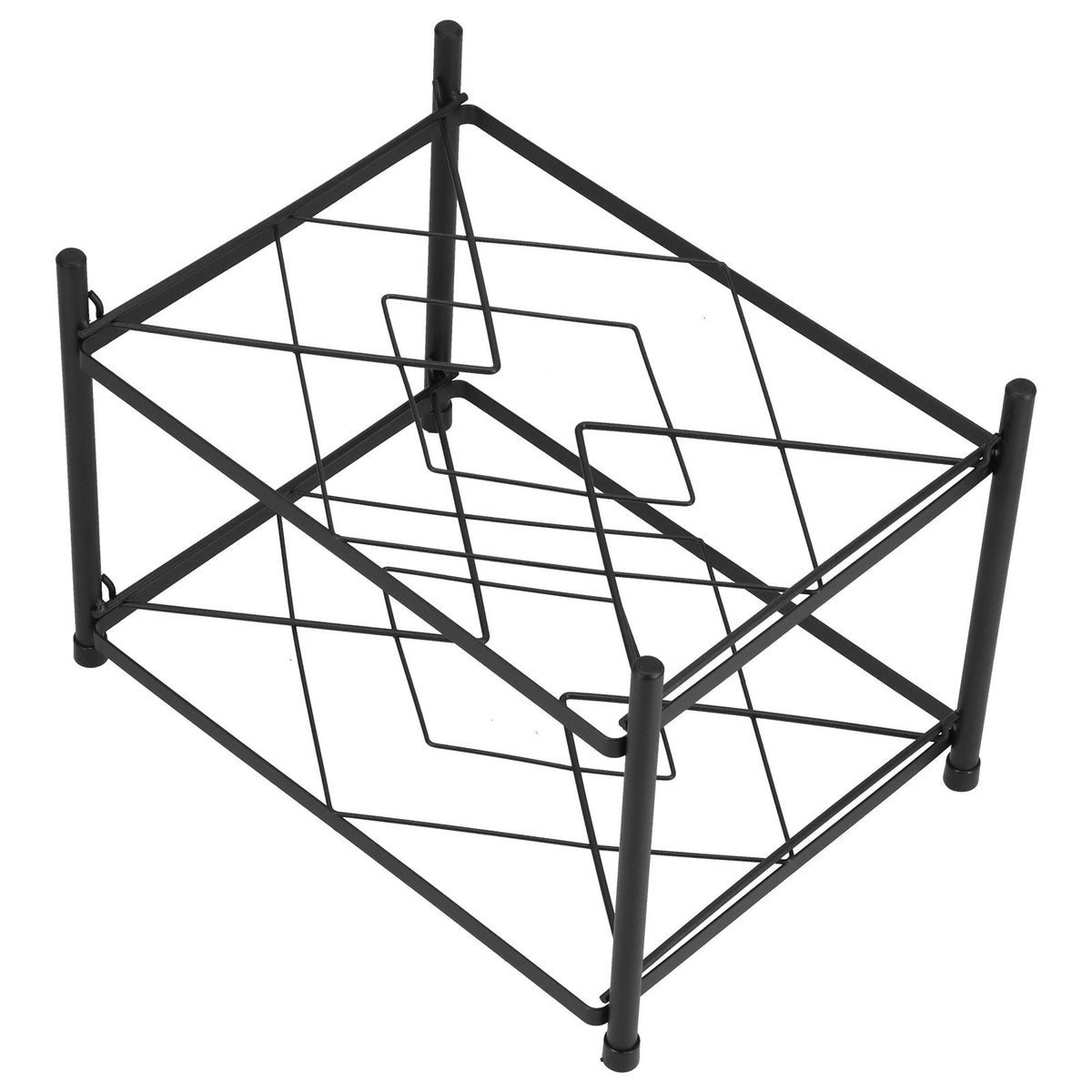 Multi Layer Pot Rack Free Standing Pan Organizer Holder Shelf Electric Cooker Cookware Rack for Kitchen2 Layer