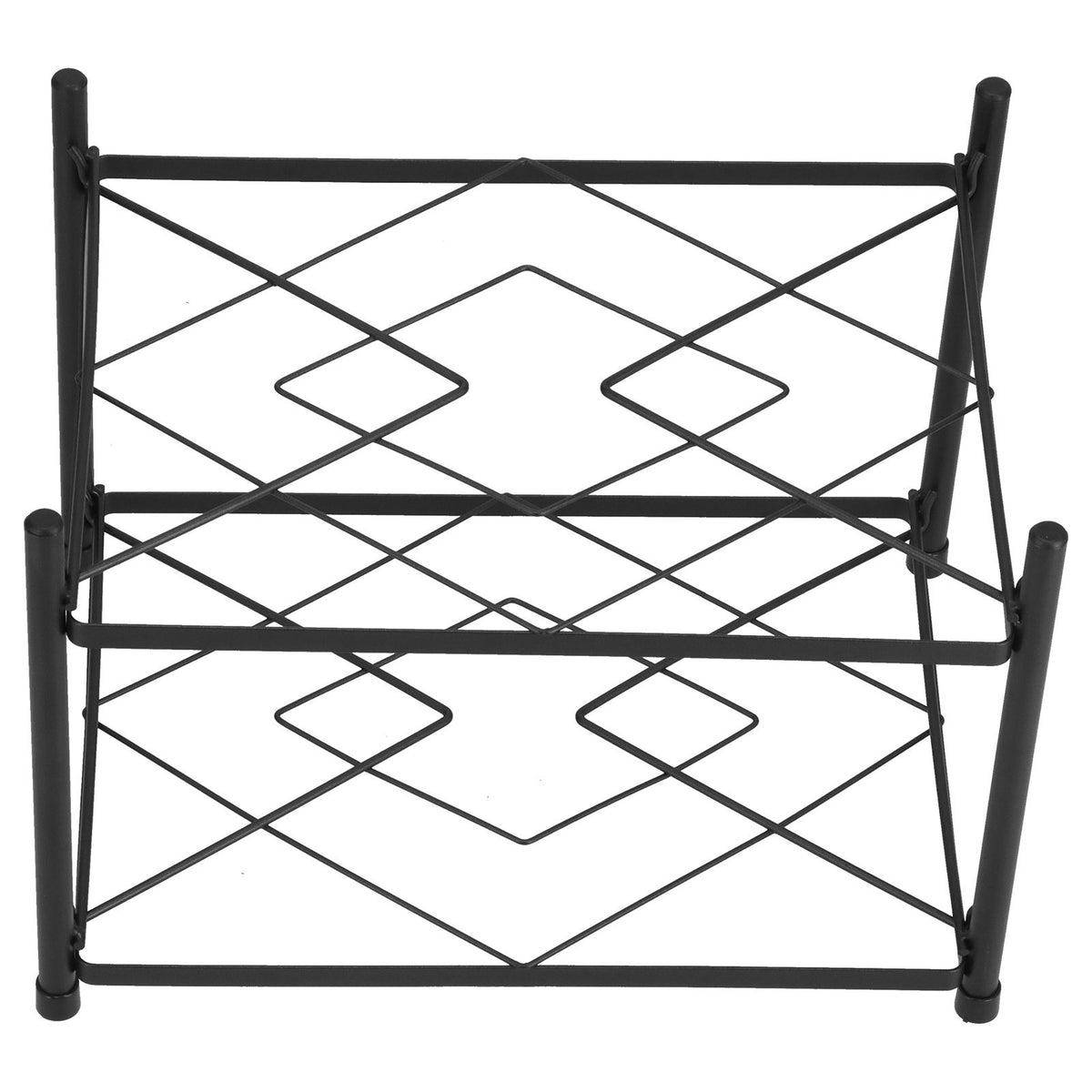 Multi Layer Pot Rack Free Standing Pan Organizer Holder Shelf Electric Cooker Cookware Rack for Kitchen2 Layer