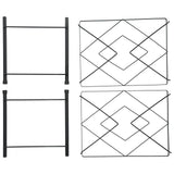 Multi Layer Pot Rack Free Standing Pan Organizer Holder Shelf Electric Cooker Cookware Rack for Kitchen2 Layer