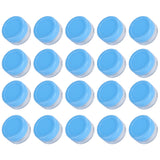 Empty Cream Container 25pcs Plastic Compact Round Small Cosmetic Jar for Travel