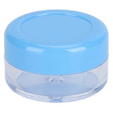 Empty Cream Container 25pcs Plastic Compact Round Small Cosmetic Jar for Travel