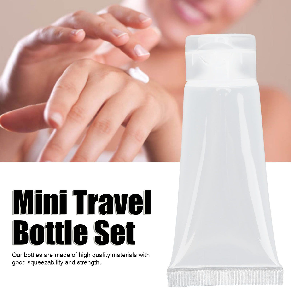 30pcs Empty Cosmetic Bottle Portable Lightweight Lotion Shampoo Squeeze Bottle for Travel