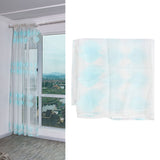 Unique Pattern Transparent Curtain Window Treatment for Bedroom Living Room Home Decoration 207x100CM