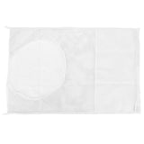 White Thickened Laundry Storage Bag WallMounted Toys Net Bag for Bathroom Laundry(with Grid )