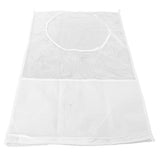 White Thickened Laundry Storage Bag WallMounted Toys Net Bag for Bathroom Laundry(with Grid )