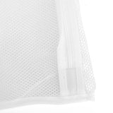 White Thickened Laundry Storage Bag WallMounted Toys Net Bag for Bathroom Laundry(with Grid )