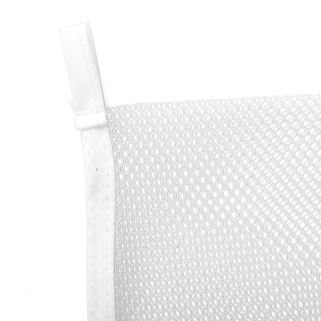 White Thickened Laundry Storage Bag WallMounted Toys Net Bag for Bathroom Laundry(with Grid )