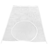 White Thickened Laundry Storage Bag WallMounted Toys Net Bag for Bathroom Laundry(Without Grid )