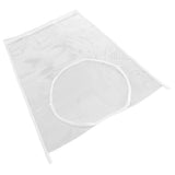 White Thickened Laundry Storage Bag WallMounted Toys Net Bag for Bathroom Laundry(Without Grid )