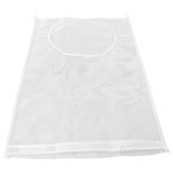 White Thickened Laundry Storage Bag WallMounted Toys Net Bag for Bathroom Laundry(Without Grid )