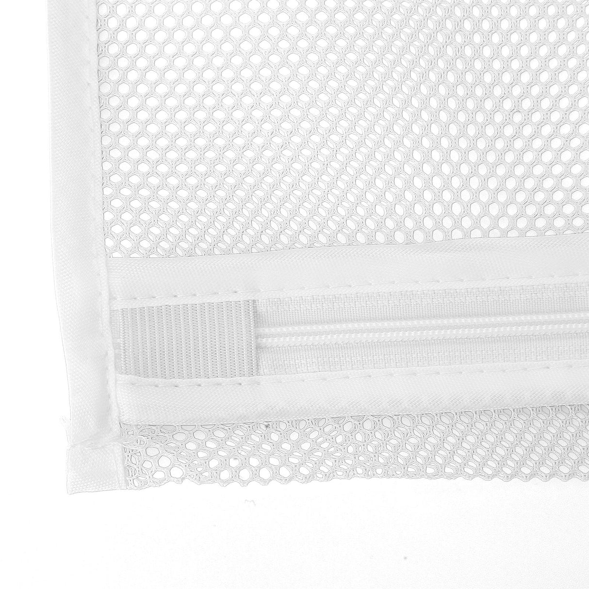 White Thickened Laundry Storage Bag WallMounted Toys Net Bag for Bathroom Laundry(Without Grid )