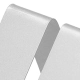 Cell Phone Holder Aluminum Alloy Lightweight and Portable Desk Phone Stand for Mobile Phones and TabletsSilver - Extra Image