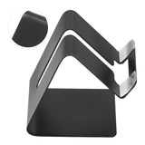 Cell Phone Holder Aluminum Alloy Lightweight and Portable Desk Phone Stand for Mobile Phones and TabletsBlack