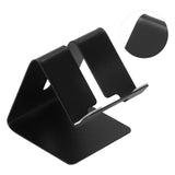 Cell Phone Holder Aluminum Alloy Lightweight and Portable Desk Phone Stand for Mobile Phones and TabletsBlack - Extra Image