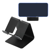 Cell Phone Holder Aluminum Alloy Lightweight and Portable Desk Phone Stand for Mobile Phones and TabletsBlack - Extra Image