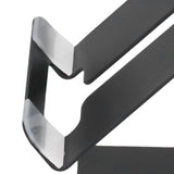 Cell Phone Holder Aluminum Alloy Lightweight and Portable Desk Phone Stand for Mobile Phones and TabletsBlack - Extra Image