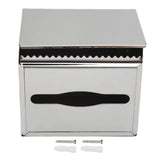 Tissue Holder Durable 304 Stainless Steel Tissue Box for Kitchen Bathroom Bedroom4351 Mirror Surface Tissue Box
