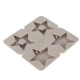 DIY Silicone Mold Reusable Car Pendant Decorative Wax Mold for Home Kitchen Handcraft Shop5‑Pointed Star