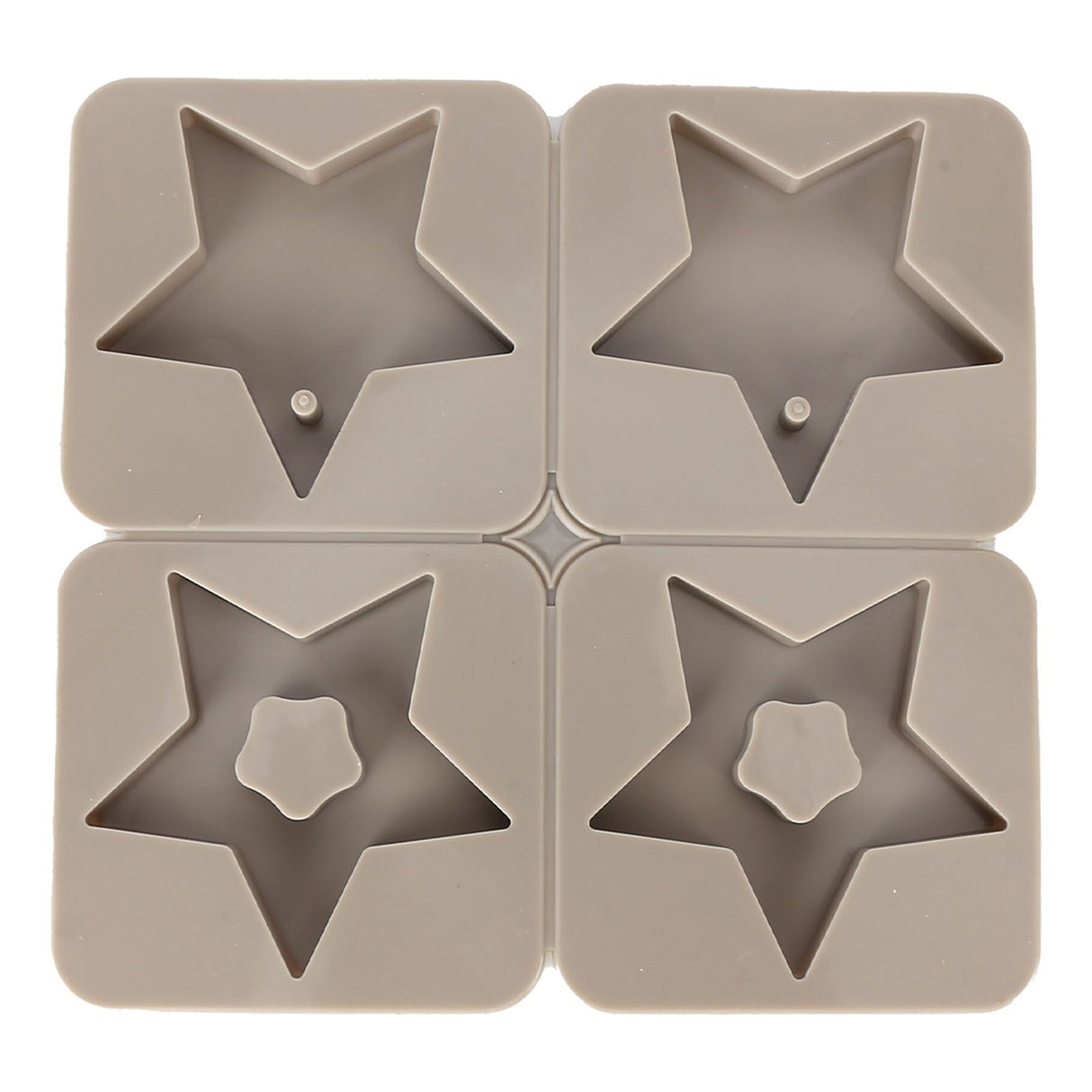 DIY Silicone Mold Reusable Car Pendant Decorative Wax Mold for Home Kitchen Handcraft Shop5‑Pointed Star