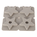 DIY Silicone Mold Reusable Car Pendant Decorative Wax Mold for Home Kitchen Handcraft Shop5‑Pointed Star - Extra Image