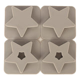 DIY Silicone Mold Reusable Car Pendant Decorative Wax Mold for Home Kitchen Handcraft Shop5‑Pointed Star
