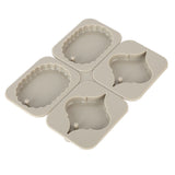 DIY Silicone Mold Reusable Car Pendant Decorative Wax Mold for Home Kitchen Handcraft ShopPeach Heart