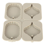 DIY Silicone Mold Reusable Car Pendant Decorative Wax Mold for Home Kitchen Handcraft ShopPeach Heart