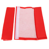 2PCS Seatbelt Pad Car Safety Belt Pad Shoulder Pad Soft Comfortable Belt Strap for Adult ChildrenRed