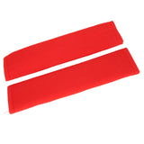 2PCS Seatbelt Pad Car Safety Belt Pad Shoulder Pad Soft Comfortable Belt Strap for Adult ChildrenRed