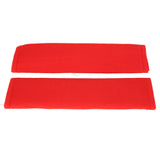 2PCS Seatbelt Pad Car Safety Belt Pad Shoulder Pad Soft Comfortable Belt Strap for Adult ChildrenRed