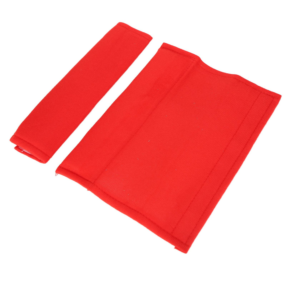 2PCS Seatbelt Pad Car Safety Belt Pad Shoulder Pad Soft Comfortable Belt Strap for Adult ChildrenRed